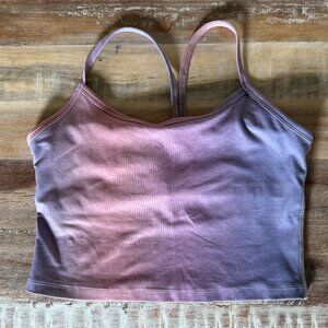 Beyond Yoga Pink + Lavender Crop Top